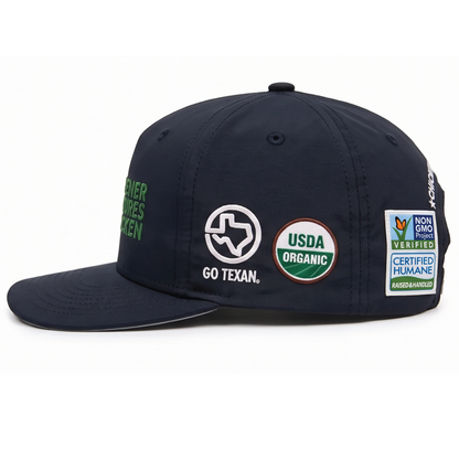 Greener Pastures Chicken | Navy and Silver *Pre-Sale*
